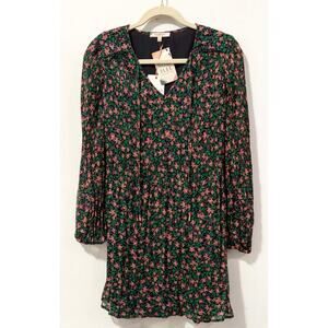 NWT: Skies Are Blue - Women's Lined, Chiffon, Wildflower, Marley Mini Dress (S)